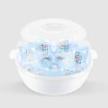 Microwave Steam Sterilizer for Baby Bottles Temperature Nipple Sterilizer Bottle Holder Storage Box Baby Bottle Warmer BPA Free.