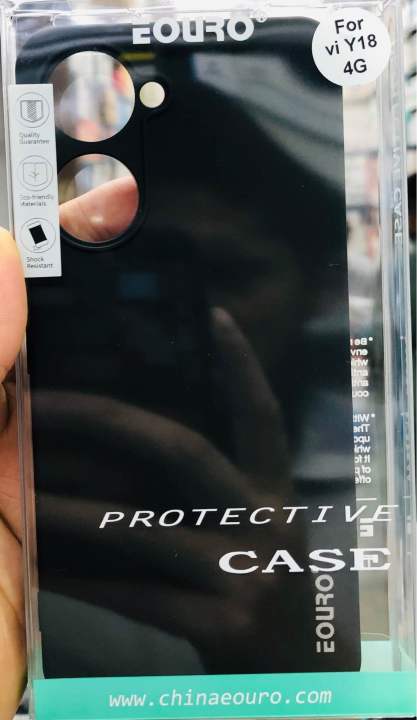 For%20Vivo%20Y18%20Premium%20Case%20Soft%20Sandstone%20Slim%20Matte%20Cover%20Eouro%20Brand%20-%20Phone%20-%20Image%204