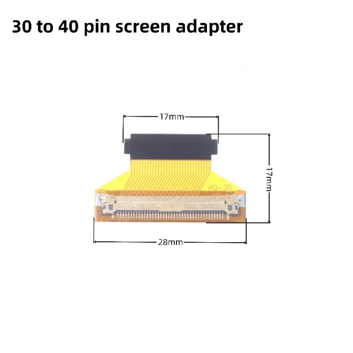 EDP%20Adaptor%20Connector,%2030Pin%20to%2040Pin/40Pin%20to%2030Pin%20Conversion%20Cable%20for%20Laptop%20Displays%2051PLVDS%20LED,%201Pc%20-%20Image%206