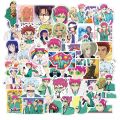 100pcs The Disastrous Life of Saiki K Stickers Phone Case Luggage DIY Decorative Supplies Waterproof Stickers. 
