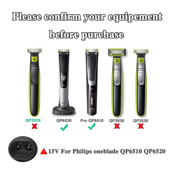USB%20to%20DC%2015V%20Charger%20Cable%20for%20%20Norelco%20One%20Blade%20QP6510%20QP6520%20QP6530%20QP6550%20QP6505%20QP6620%20Shaver%20-%20Image%202