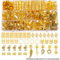 70Pcs Alloy Mixed Style Hair Ring Set Of Hair Accessories DIY Dreadlock Boho Style For Women Music festival party（Valentine'Day). 