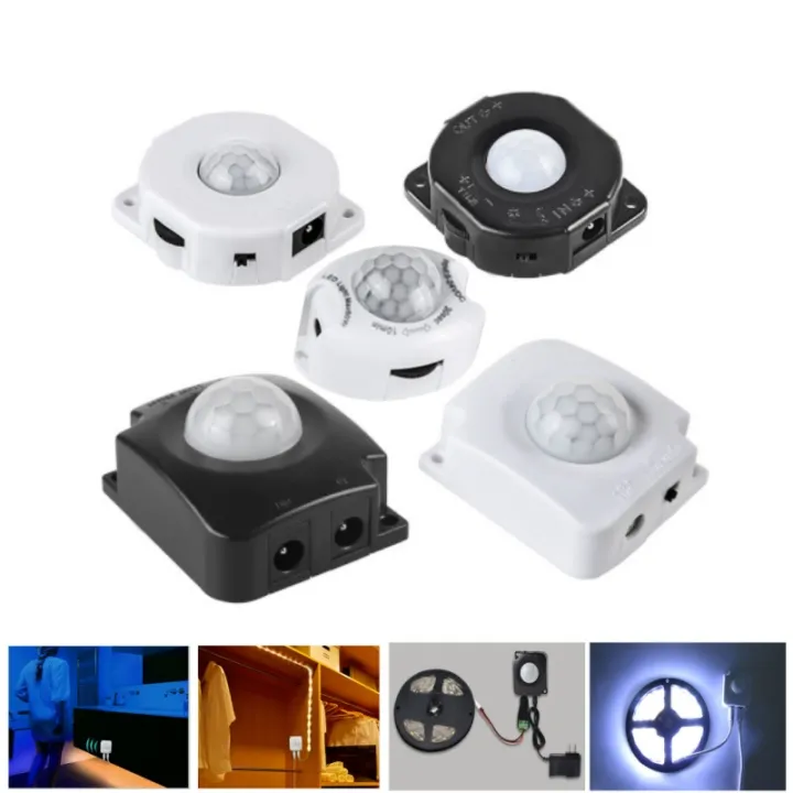 5V 12V 24V Human Body Sensor PIR Motion Movement Detector Activated ...