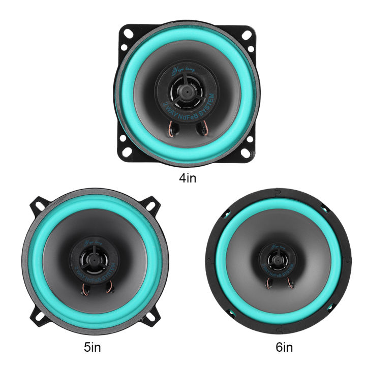 4/5/6 Inch Car Speaker 100W/160W Universal Full Range Automotive