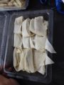 Frozen chicken wontons. 