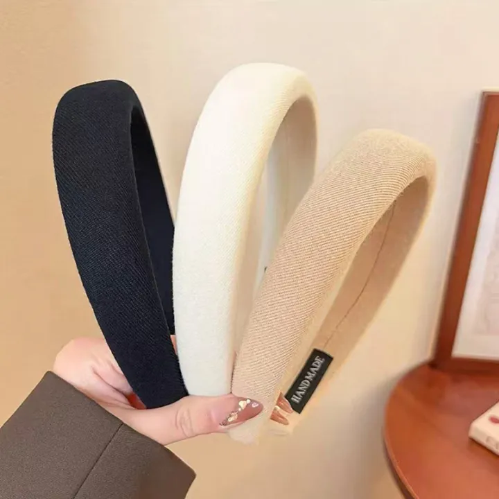 1/2/3/5pcs%20Wild%20Solid%20Color%20Sponge%20Headband%20for%20Women%20Fashion%20Girl%20Wash%20Face%20Wide%20Edge%20Simple%20Hair%20Band%20-%20Image%208