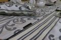 Ivory Scroll Work Dining Table set Table Runner Table Mats Tissue box cover and cutlery Holder Dining Table set for 8. 