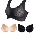 Soft Removable Push Up Breast Enhancer Foam Sponge Pads Chest Cups For Women Swimwear Bikini And Daily Bra Inserts Bra Pads. 