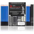 26 Pieces Professional Drawing Pencil Sketch Set Complete Artist Kit Pencil Pencil Sharpener Eraser Tools Art Supplies. 