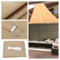 5x5x5/2x2x2M Waterproof Sun Shelter Triangle Sunshade Protection Outdoor Canopy Garden Patio Pool Shade Sail Awning Shade Cloth. 