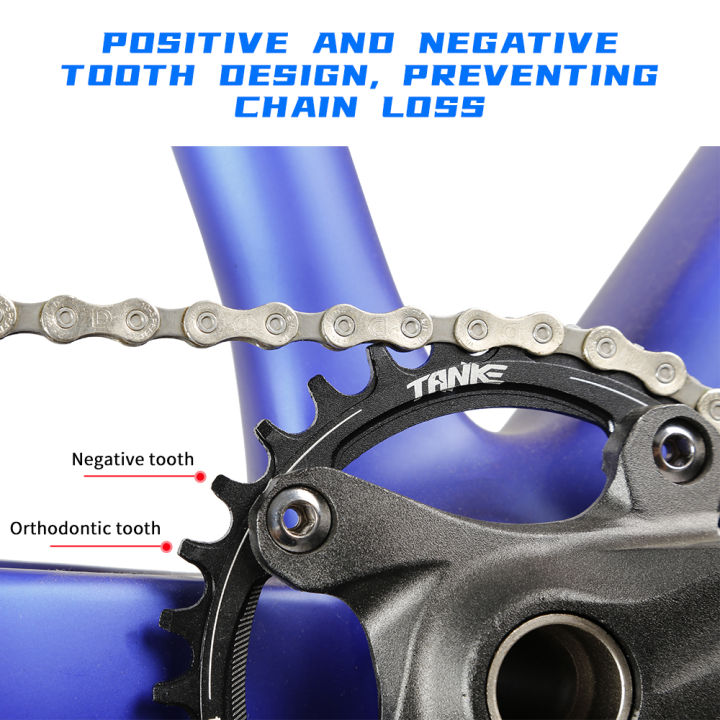 TANKE%20Crankset%20170MM%20Bicycle%20Chainring%20hollow%20integrated%20crankset%20104%20BCD%20Narrow%20Wide%20Bike%20MTB%20Crown%20%20Square%20Hole%20Sprocket%20crank%20-%20Image%204