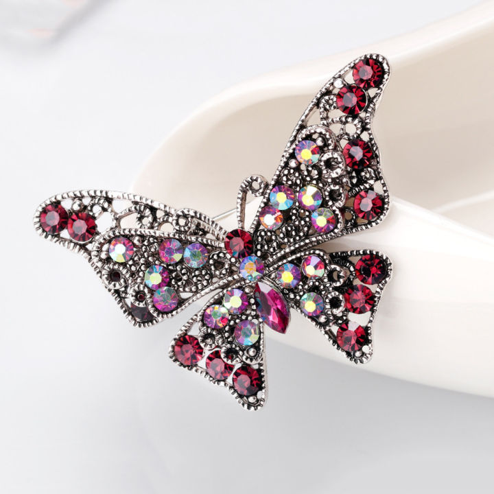 Rhinestone%20Butterfly%20Brooch%20Pins%20Trendy%20Alloy%20Enamel%20Metal%20Lapel%20Pin%20Glittering%20Multi-Color%20Optional%20For%20Women%20Small%20%20Access%20-%20Image%204