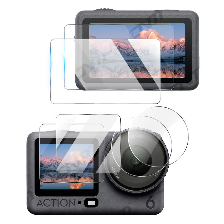 Tempered Glass Screen Protector for  Action 6 - 9H Anti-Scratch Anti-Fingerprint HD Clear Bubble-Free Easy Install