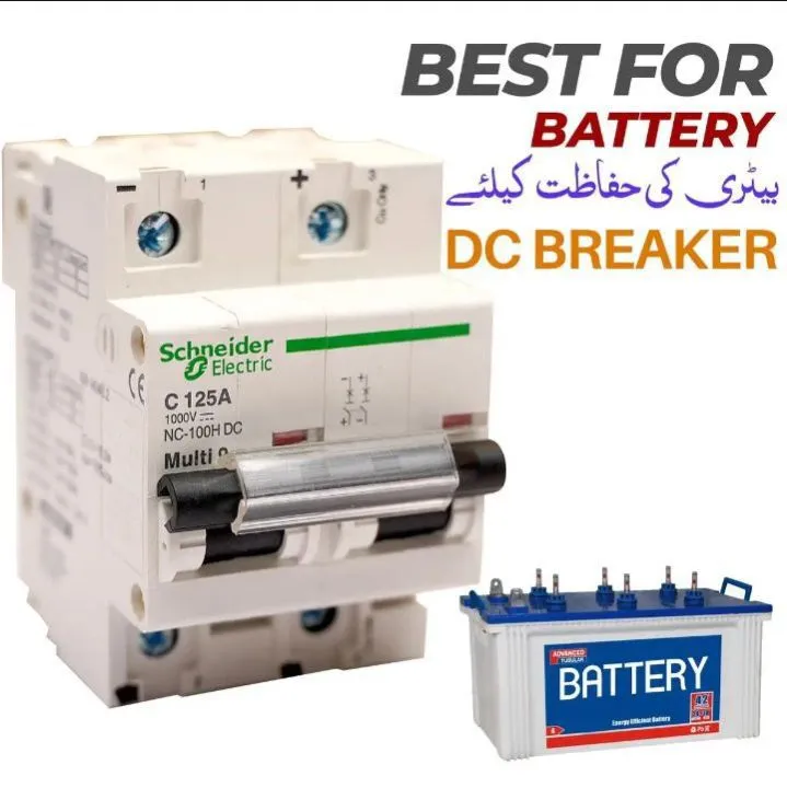 Schneider DC 125A or 63A Circuit Breaker