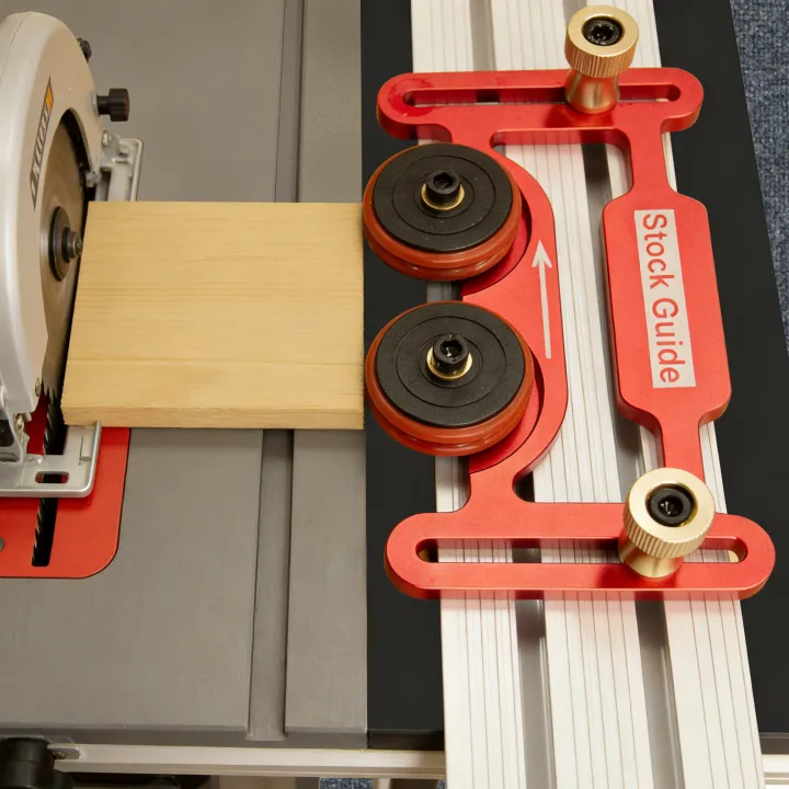 Heavy-Duty Aluminum Alloy Table Saw Stock Guide with Sliding Blocks and ...