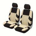2 Front Car Seat Covers Polyester For Car Universal Cloth SUV Sedan Van Automotive Interior Covers.