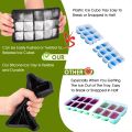 New 15 Grid Silicone Ice Cube Molds Big Tray Mold Ice Cube Maker Reusable Durable Bar Pub Whiskey Cocktail Ice Block Maker Model.