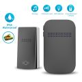 Wireless Doorbell No Battery EU/UK/US Plug required Waterproof Self-Powered Door bell Sets Home Outdoor Kinetic Ring Chime. 