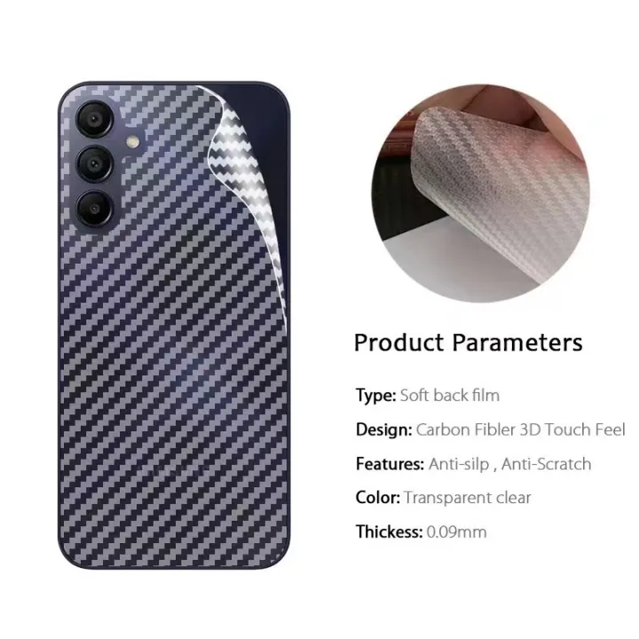 Samsung%20Galaxy%20A15%205G%20Back%20Skin%20Sticker%20Protective%20Film%20Mobile%20Skin%20Carbon%20Fiber%203D%20For%20A15%20-%20Image%202