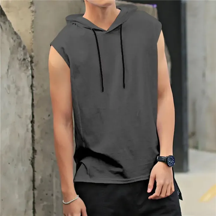 New%20Men%E2%80%99s%20Cotton%20Soft%20Sleeveless%20Workout%20Hoodie%20-%20Image%203