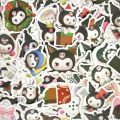 50Pcs Sanrio 3D Stereoscopic Stickers kawai Phone Case Cute DIY Decorative Waterproof Anime Stickers Kuromi My Melody. 