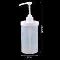 5/8/10CC Liquid Dispenser With Scale Coffee Syrup Bee Drip Bottle With Hydraulic Pump And Nozzle Head Kitchen Honey Container.
