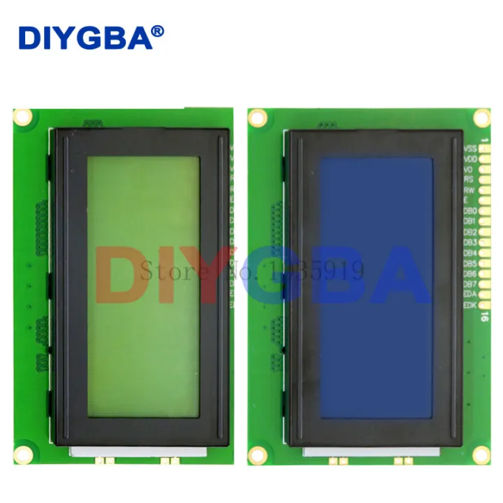 1604 16X4 16*4 Character LCD Module Display Screen LCM Yellow / Blue With LED Backlight SPLC780 HD44780 Controller IIC / I2C