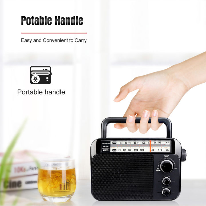 RETEKESS%20TR604%20AM%20FM%20Radio%20Portable%20Plug%20in%20Radio%20Transistor%20Powered%20by%203%20D%20Batteries%20or%20AC%20220V%20for%20Senior%20and%20Home%20-%20Image%204