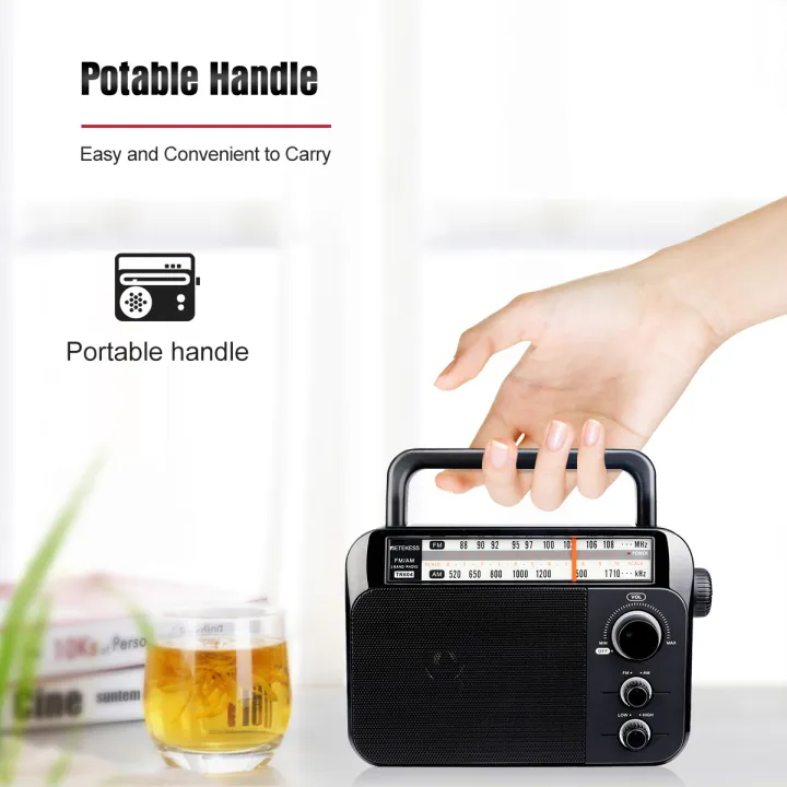 RETEKESS%20TR604%20AM%20FM%20Radio%20Portable%20Plug%20in%20Radio%20Transistor%20Powered%20by%203%20D%20Batteries%20or%20AC%20220V%20for%20Senior%20and%20Home%20-%20Image%204