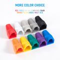 10pcs/50pcs Ethernet Network Cable Strain Relief CAT6 CAT5E Boots Cable RJ45 Connector Plug Cover 6.5. 
