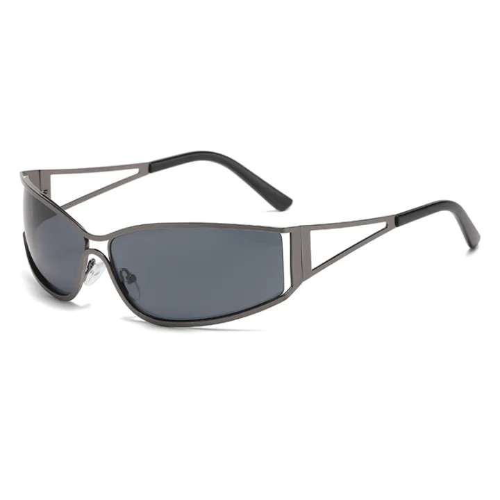 Hiking%20Camping%20Y2K%20Silver%20Anti%20Light%20Glasses%20Color%20Hollowed%20Out%20Future%20Sense%20Of%20Technology%20Hot%20Girls%20Net%20Red%20Glasses%20Women%20-%20Image%202