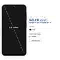AMOLED For Samsung S23 FE LCD Display Touch Screen Digitizer For Samsung S23FE S711 S711B S7110 S711U LCD With Frame. 