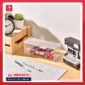 Boxbox plastic stackable box smart storage box with multi-size stacking lock edge storage organizer model is suitable for many art toy models.. 