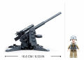 Sluban 115PCS WW2 Military Weapon Building Blocks Mortar Tower Anti-Tank Model Bricks With Figures DIY Toy For Kids Holiday Gift. 