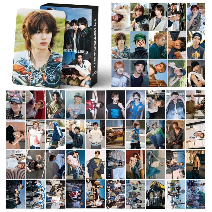 New 55 Kpop CORTIS OUTSIDE THE LI James Martin JUHoo Photo Printing Fan Card Set Postcard Fan Collection Small Card Stickers