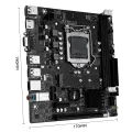 MACHINIST H61 Motherboard LGA 1155 DDR3 RAM Compatible With Intel Core CPUs 2nd And 3rd Generations Supports M.2 NVME SDD. 