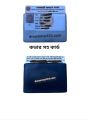 customised card print waterproof plastic card print 1 piece.