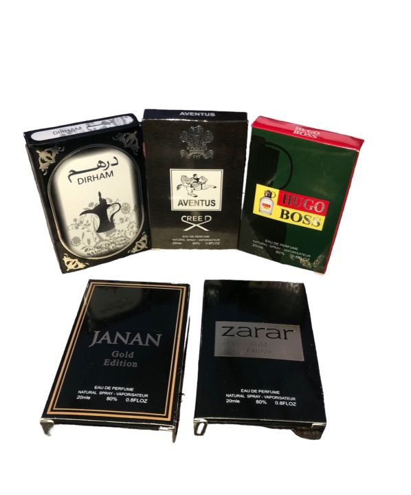 Pack Of 5 pocket Perfumes 20ml each