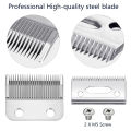 Professional Replacement Clipper Blades 2 Holes Adjustable Hair Clippers Blades Compatible with WAHL Cordless Hairdressing Tools. 