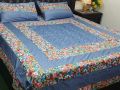3 Piece Cotton Satan Embroidery Bedsheets. 