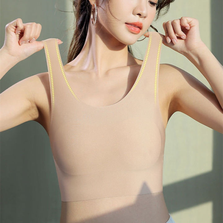 Stainless%20Liquid%20Foundation%20for%20Breast%20Lingerie%20for%20Women%20with%20Large%20Breasts,%20Small%20Breasts,%20Naked%20and%20Breathable%20Thin%20Vest%20Bra%20-%20Image%203