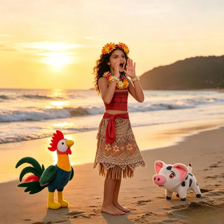 Girls%20Moana%20Princess%20Dress%20Cosplay%20Costume%20with%20Necklace%20Wig%20Set%20Summer%20Beach%20Birthday%20Party%20Outfit%20Kids%20Carnival%202-8Y%20Vestido%20-%20Image%202