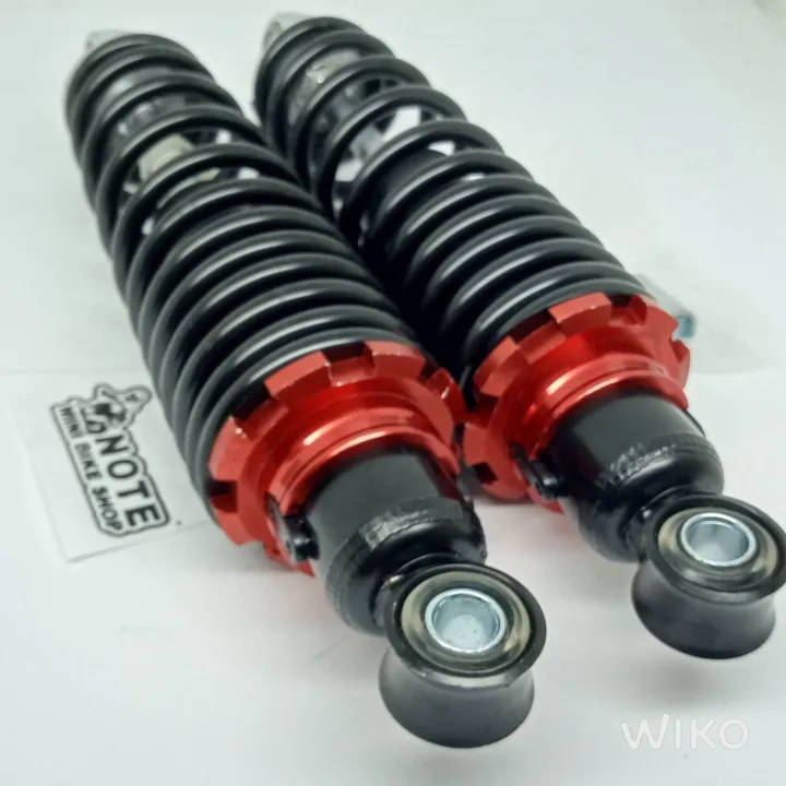 Threaded shock absorber, 250 mm long, with sticky-resistant charcoal adjustable