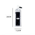 Girl Transparent Hollow Out Life Four Grid Card Holder Bag Pendant Display Card Case Photobooth Card Sleeve.