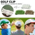 Hat Clip Golf Seat Holder Fits Brimmed Hats Visors Holds 5 Golf Seats For Quick Access Portable Golf Tee Clip Golf Accessories.