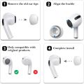 Eartips For Airpods Pro 1/2 Ear Pads Silicone Case Pressure Relief Hole Ear Caps Cushion Eartips Buds Earphone Air Pods Pro.