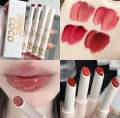Pink coco 1Pcs Water-light Lip Glaze Mirror Glitter Lip Tint Long Lasting Moisturising Love Heart Shape Solid Lipstick Pen Lips Make Up. 