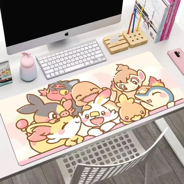 Anim%20Pok%C3%A9mon%20Pikachu%20%20Leather%20Mouse%20Pad%20Pok%C3%A9mon%20Gaming%20Extra%20Large%20Gaming%20Keyboard%20Desktop%20Pad%20Children's%20Writing%20Table%20Mat%20-%20Image%205