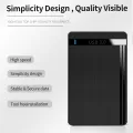 TISHRIC External HDD Case Hard Drive Box USB 3.0 2.5 Inch SATA 3.0  Mobile HDD Enclosure Support UASP for PC Laptop. 