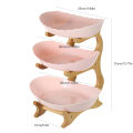 2/3 Layer Fruit Plate Home Living Room Plastic Snack Dish Creative Modern Dried Fruit Basket Candy Dish Cake Stand Salad Bowl. 